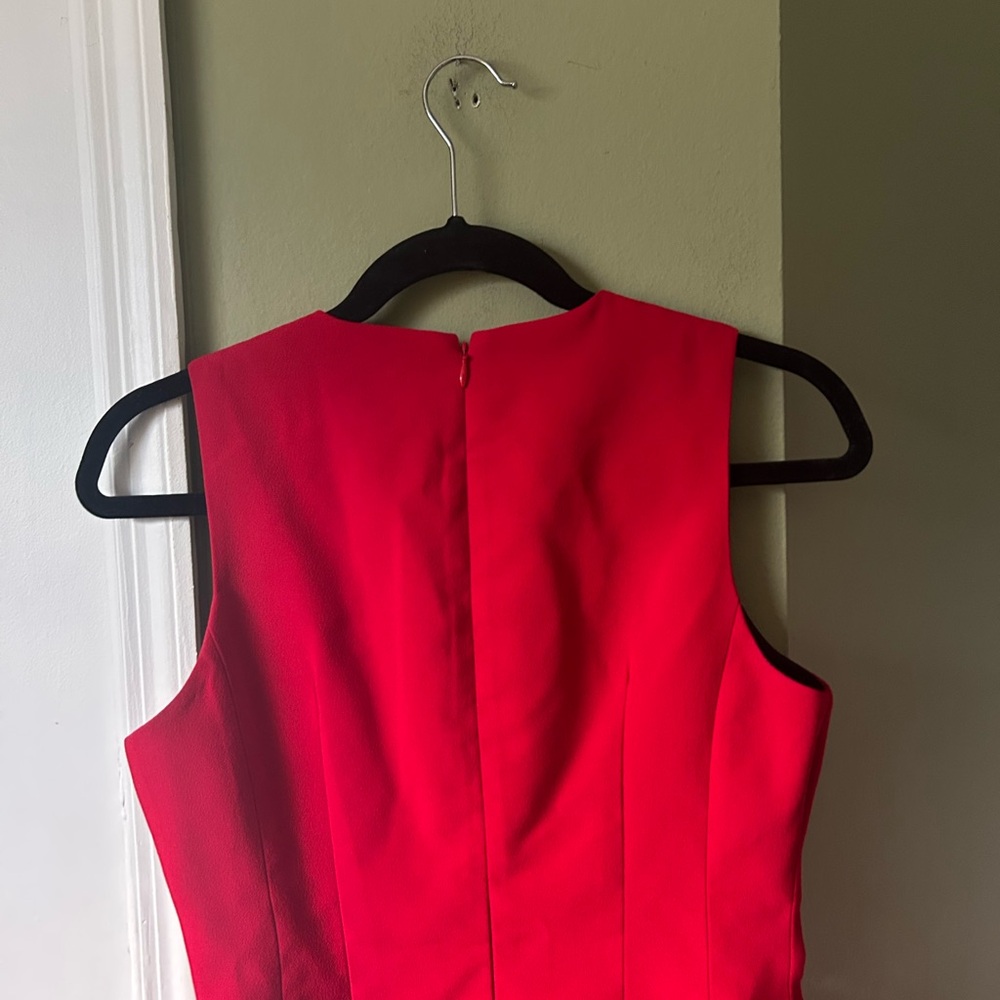 A Loves A Women’s Elegant Red Dress with Black Bow Sz XS - Picture 4 of 9
